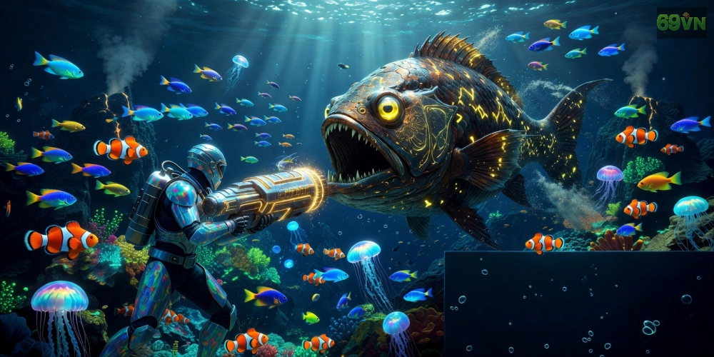 Trải nghiệm săn boss cá đỉnh cao trong tải game bắn cá 69vn