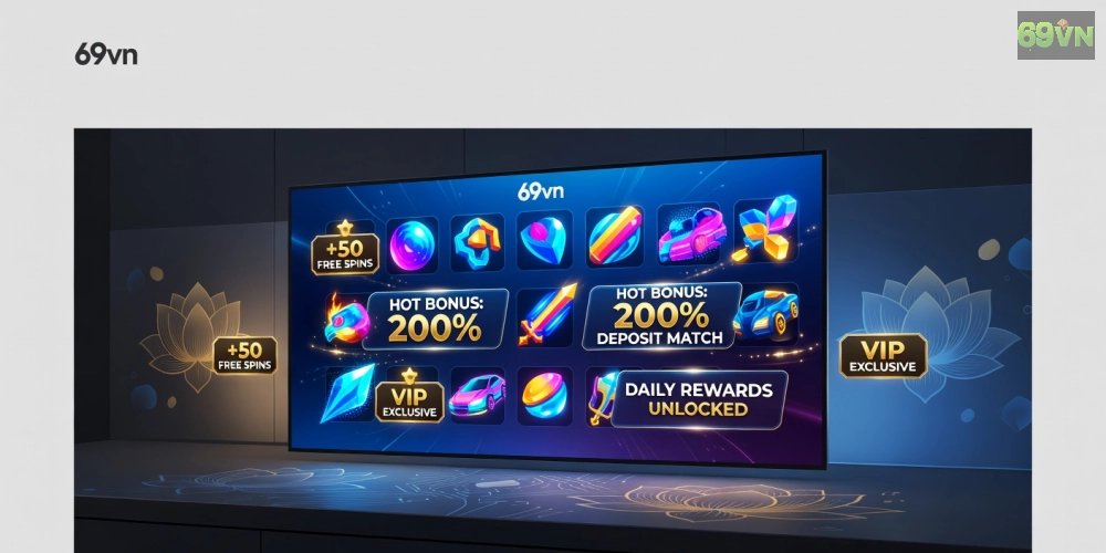 Khám phá khái niệm game khuyến mãi 69vn với giao diện hấp dẫn và ưu đãi lớn